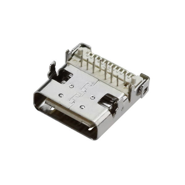 TYPE-C母座24P双壳带